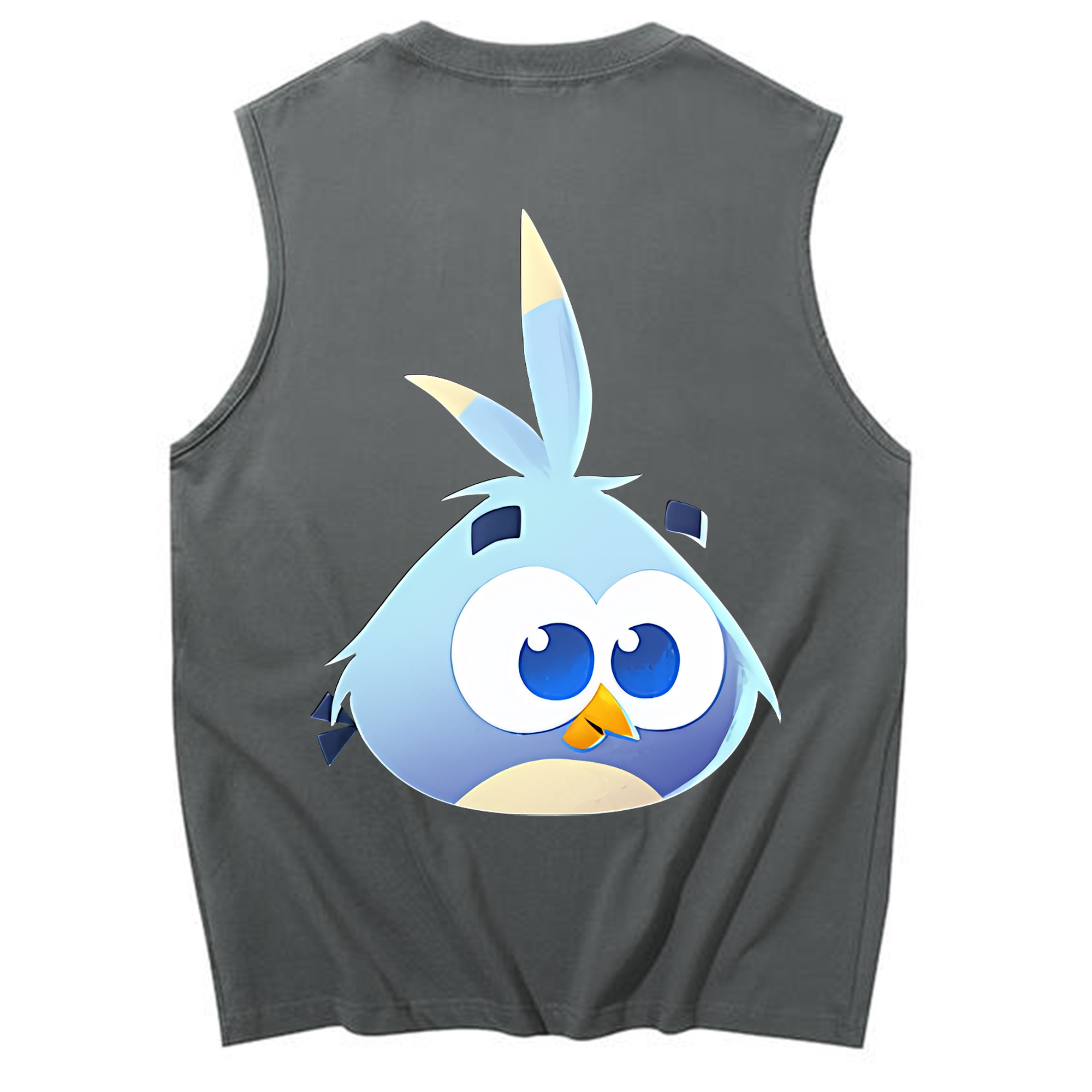 （画像用） Angry Birds アングリーバード コットン100％タンクトップ（背面プリント）